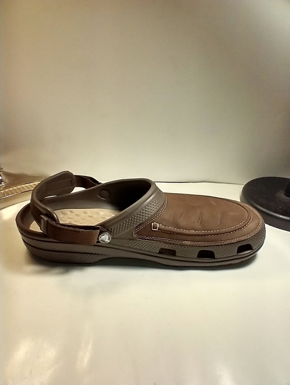 Crocs Yukon Vista II LiteRide Brown Clogs Shoes Men's sz 15 - Picture 7 of 11